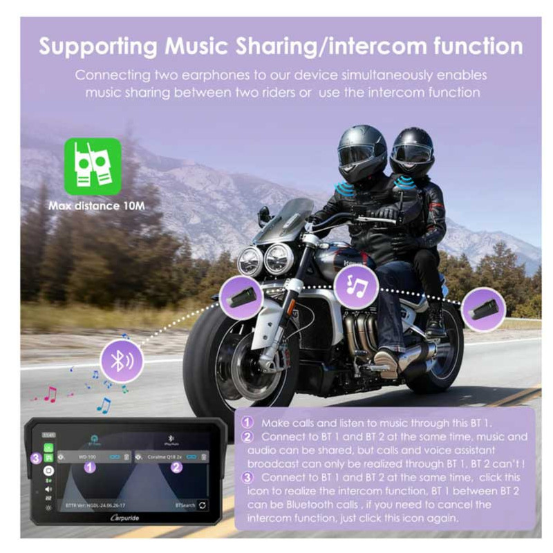 carpuride-w602bs-carplay-moto-bmw-6-android-auto-bluetooth-tpms-gps CARPURIDE W602BS | CARPLAY MOTO BMW 6" ANDROID AUTO BLUETOOTH TPMS GPS