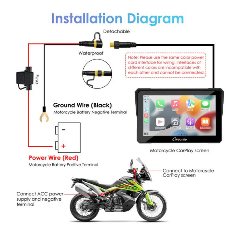 carpuride-w702-carplay-moto-7-etanche-bluetooth-gps-siri-google-assistant CARPURIDE W702 | CARPLAY MOTO 7" ÉTANCHE BLUETOOTH GPS SIRI GOOGLE ASSISTANT