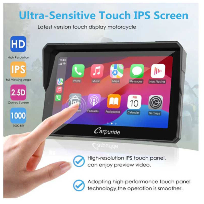 carpuride-w702-pro-tpms-carplay-android-auto-moto-7-etanche-gps CARPURIDE W702 PRO+ TPMS | CARPLAY ANDROID AUTO MOTO 7" ÉTANCHE GPS