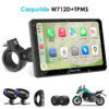 CARPURIDE W712D+TPMS | CARPLAY MOTO 7" AVEC DASHCAM 1080P SANS FIL CARPURIDE W712D+TPMS | CARPLAY MOTO 7" AVEC DASHCAM 1080P SANS FIL