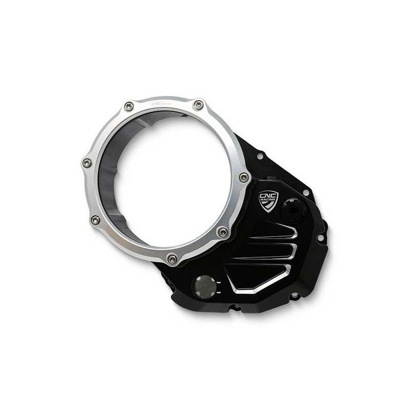 CARTER EMBRAYAGE TRANSPARENT BICOLOR CNC RACING HYPERMOTARD 950