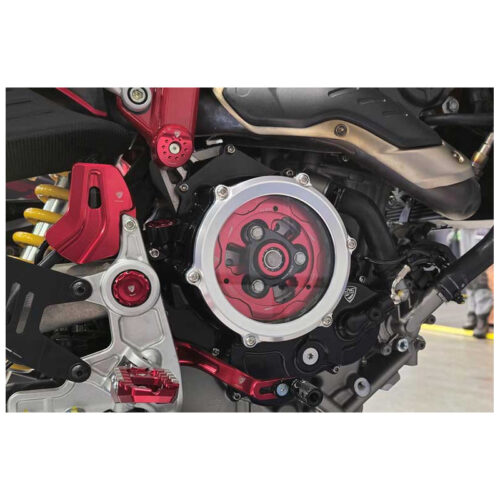 CARTER EMBRAYAGE TRANSPARENT CNC RACING DUCATI HYPERMOTARD 698