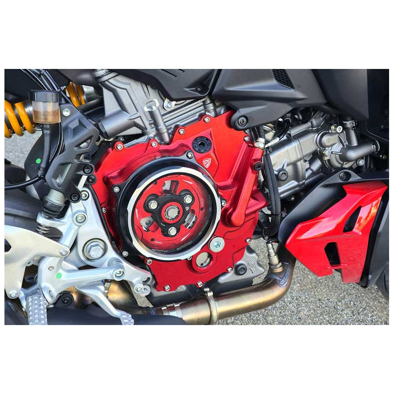 CARTER EMBRAYAGE TRANSPARENT CNC RACING PANIGALE/STREETFIGHTER V2 2025/*