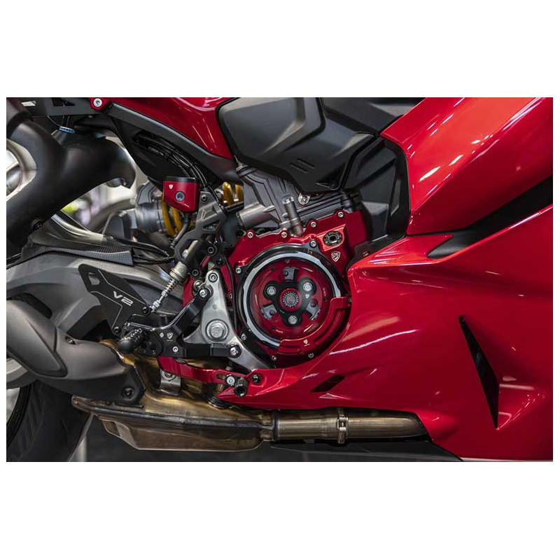 CARTER EMBRAYAGE TRANSPARENT CNC RACING PANIGALE/STREETFIGHTER V2 2025/*