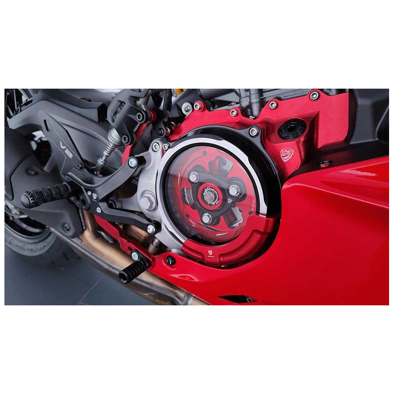 CARTER EMBRAYAGE TRANSPARENT CNC RACING PANIGALE/STREETFIGHTER V2 2025/*