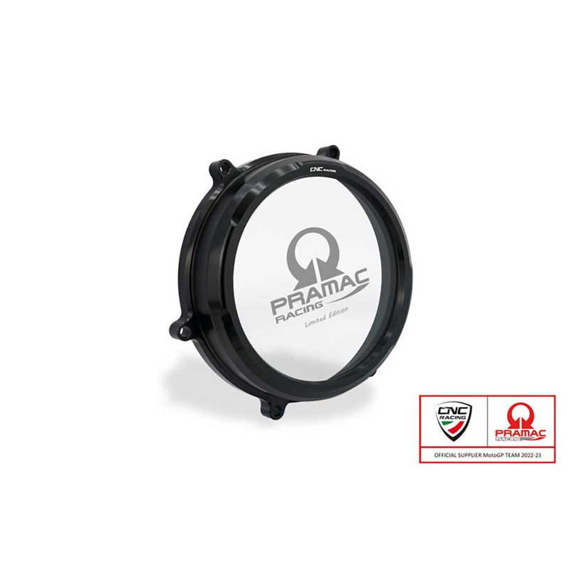 CARTER EMBRAYAGE TRANSPARENT CNC RACING PRAMAC