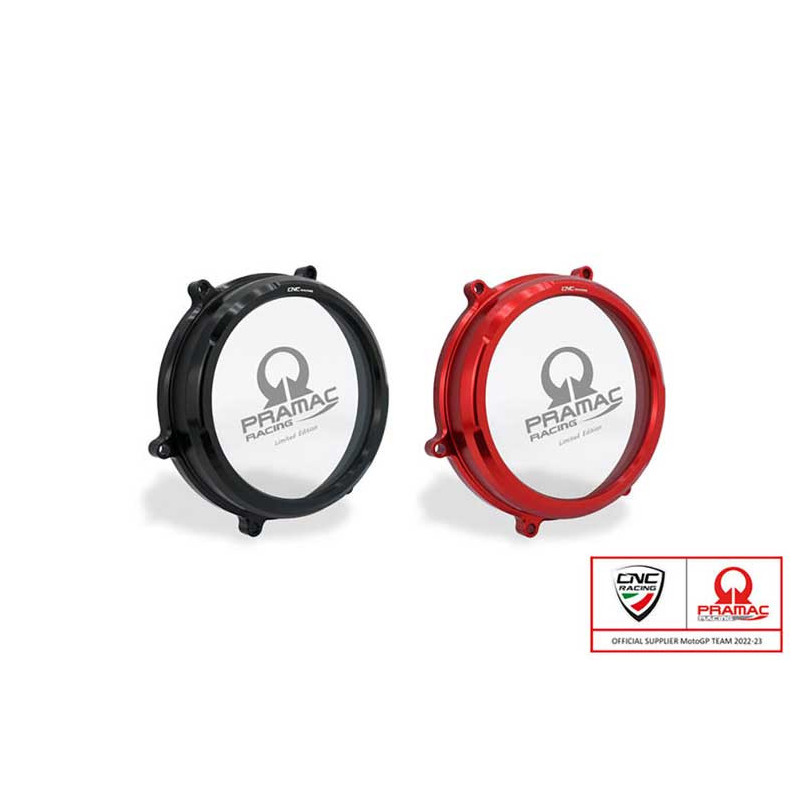 CARTER EMBRAYAGE TRANSPARENT CNC RACING PRAMAC
