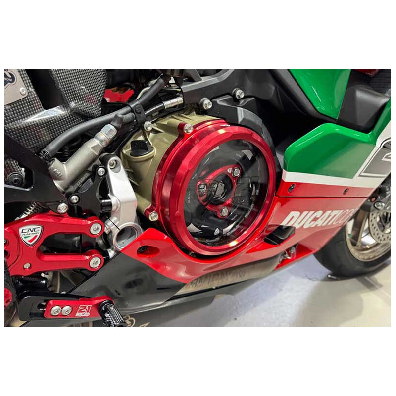 CARTER EMBRAYAGE TRANSPARENT CNC RACING TROY BAYLISS