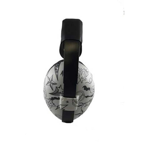 casque Babybanz anti bruit pour enfants de 0 à 2 ans. motif Graffiti