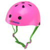 CASQUE ROSE FLUO