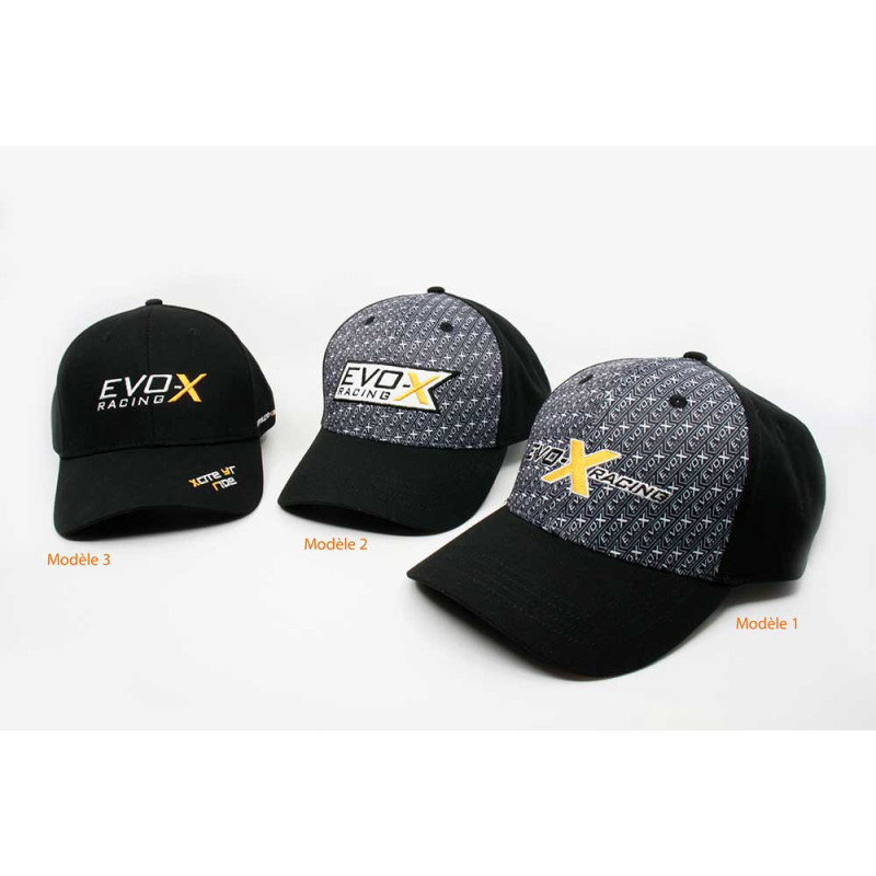 CASQUETTE EVO X LOGO NOIR SANS FOND