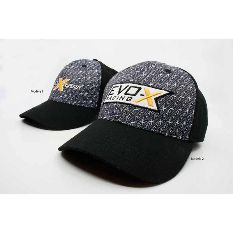 CASQUETTE EVO X LOGO NOIR SANS FOND