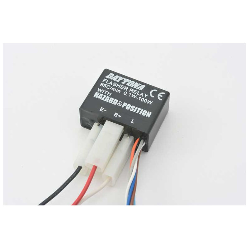 CENTRALE CLIGNOTANTS LED ET AMPOULE 12V AVEC FONCTION WARNING ET FEU DE STATIONN