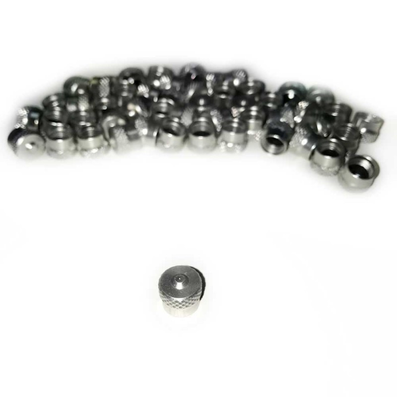 Chapeau valves de roue aluminium