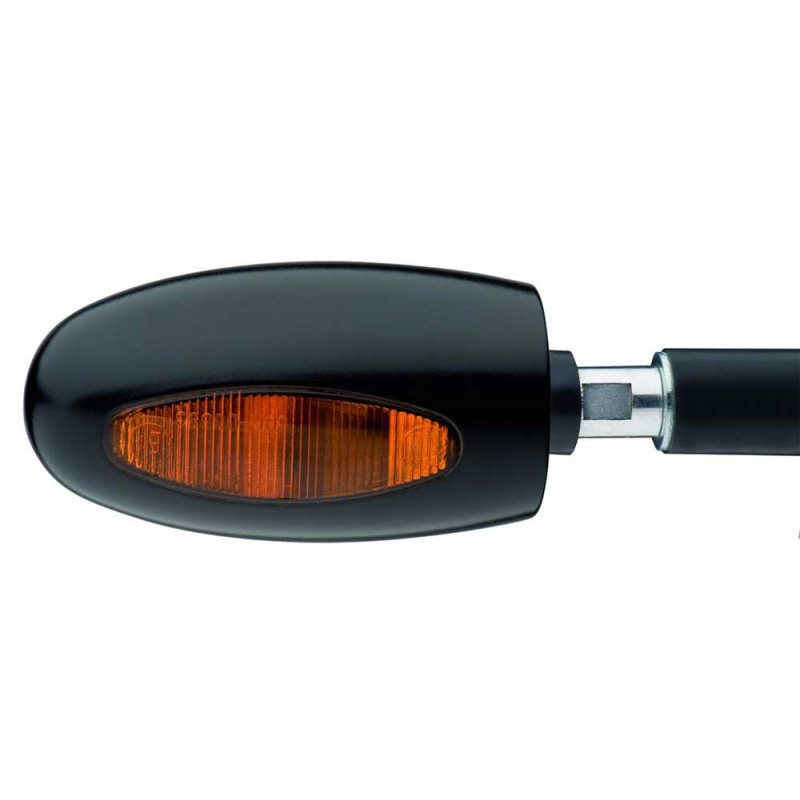 CLIGNOTANT AVANT EMBOUT GUIDON BL1000 ORANGE NOIR UNITE
