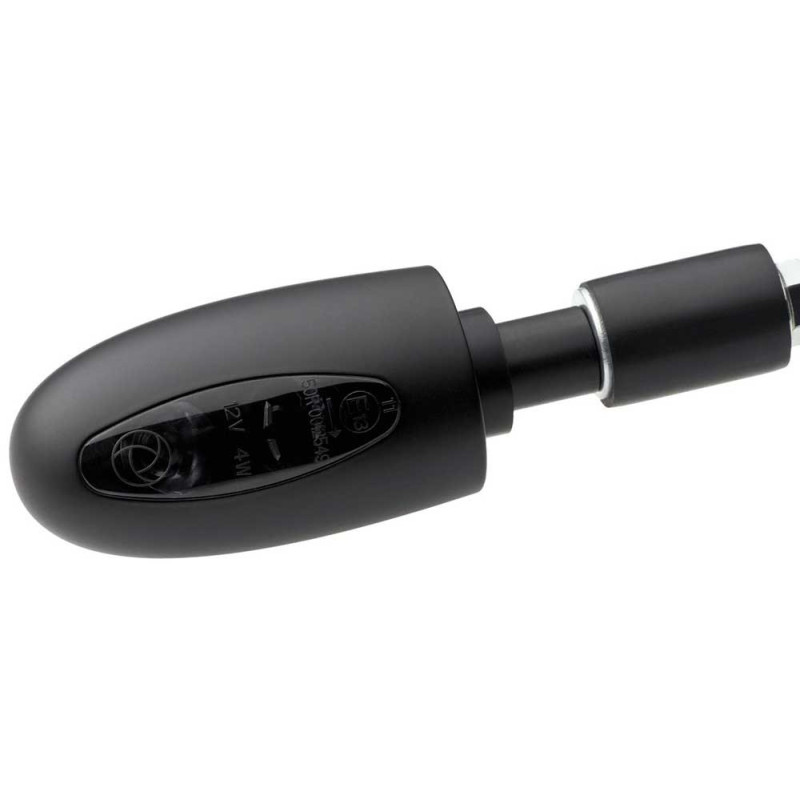 CLIGNOTANT LED AVANT EMBOUT GUIDON BL1000 DARK NOIR UNITE CLIGNOTANT LED AVANT EMBOUT GUIDON BL1000 DARK NOIR UNITE
