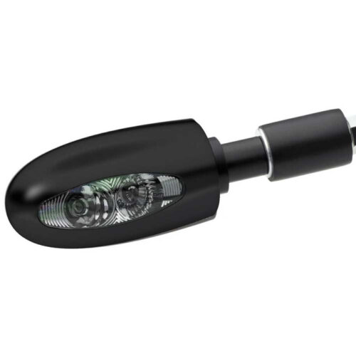 CLIGNOTANT LED AVANT EMBOUT GUIDON BL1000 PL NOIR UNITE