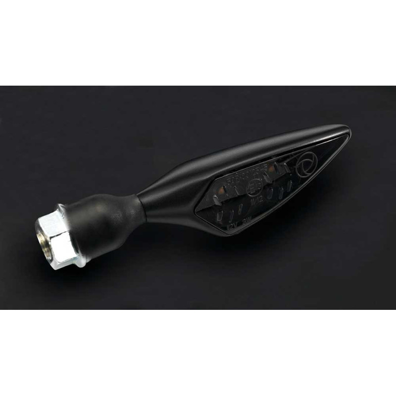 CLIGNOTANT LED MICRO RHOMBUS DARK NOIR UNITE AVG OU ARD