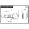 CLIGNOTANTS FUME D-LIGHT SOL-W CLIGNOTANTS ET FEU ARRIERE ,vendu par paire