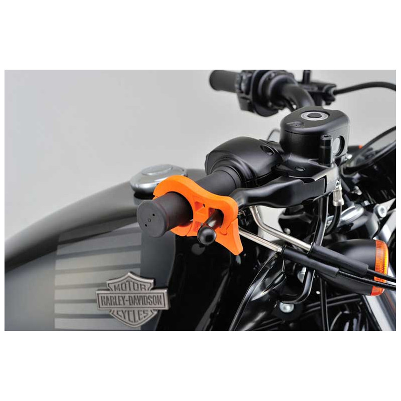 COLLIER DE LEVIER DE FREINB ORANGE