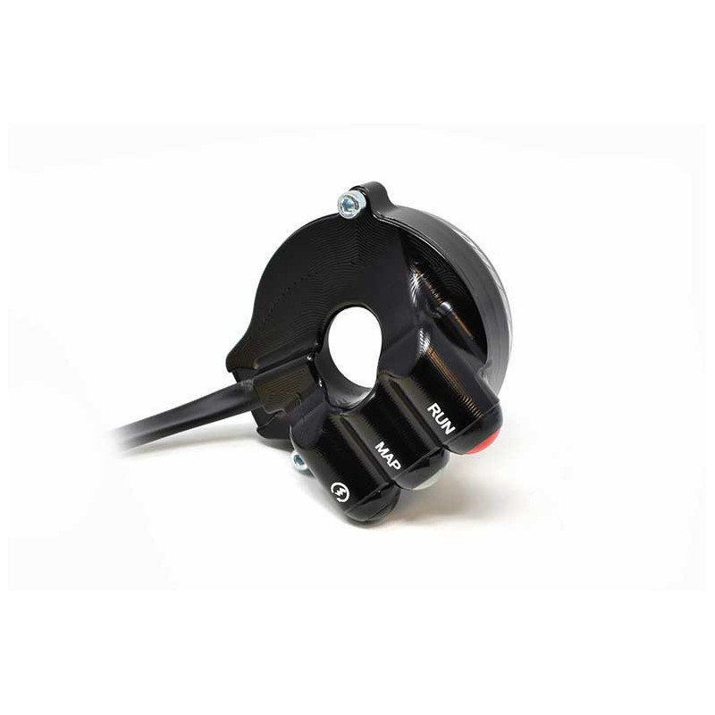 Commande de gaz commodo droit piste intégré Jet Prime RS660 gravé