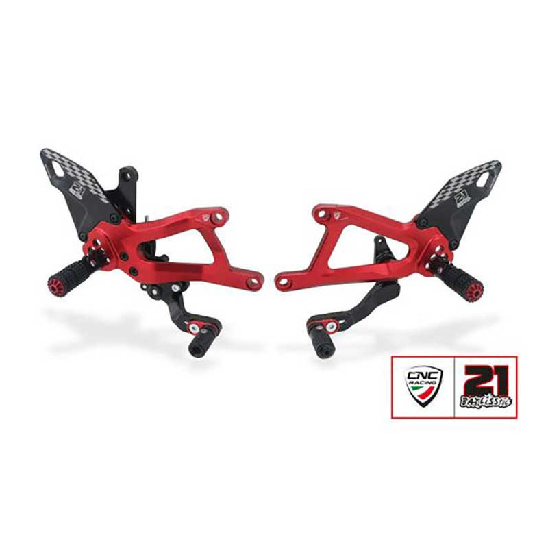 COMMANDES RECULEES CNC RACING PANIGALE V4 2025+ TROY BAYLISS EDITION