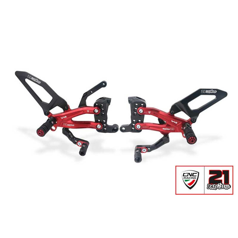 COMMANDES RECULEES DUCATI STREETFIGHTER V4 CNC RACING EDITION TROY BAYLISS