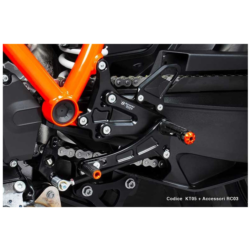 COMMANDES RECULEES KTM 1290 SUPERDUKE INVERSEES OU NON