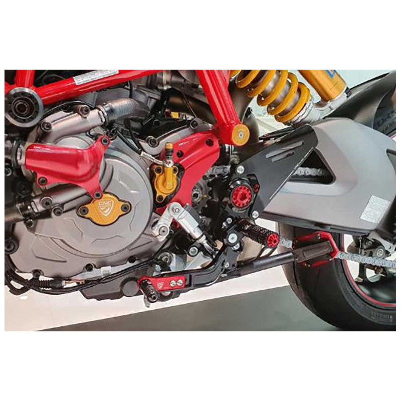 COMMANDES RECULEES PILOTE REGLABLES CNC RACING Ducati Hypermotard 950