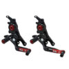 COMMANDES RECULEES PILOTE REGLABLES CNC RACING Ducati Hypermotard 950