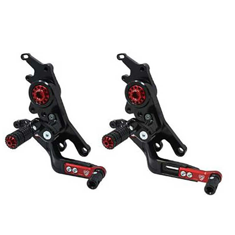 COMMANDES RECULEES PILOTE REGLABLES CNC RACING Ducati Hypermotard 950
