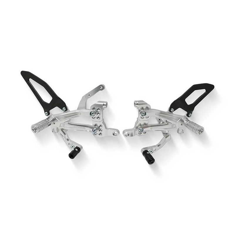 COMMANDES RECULEES REGLABLES CARBONE CNC RACING Ducati per serie Panigale V4