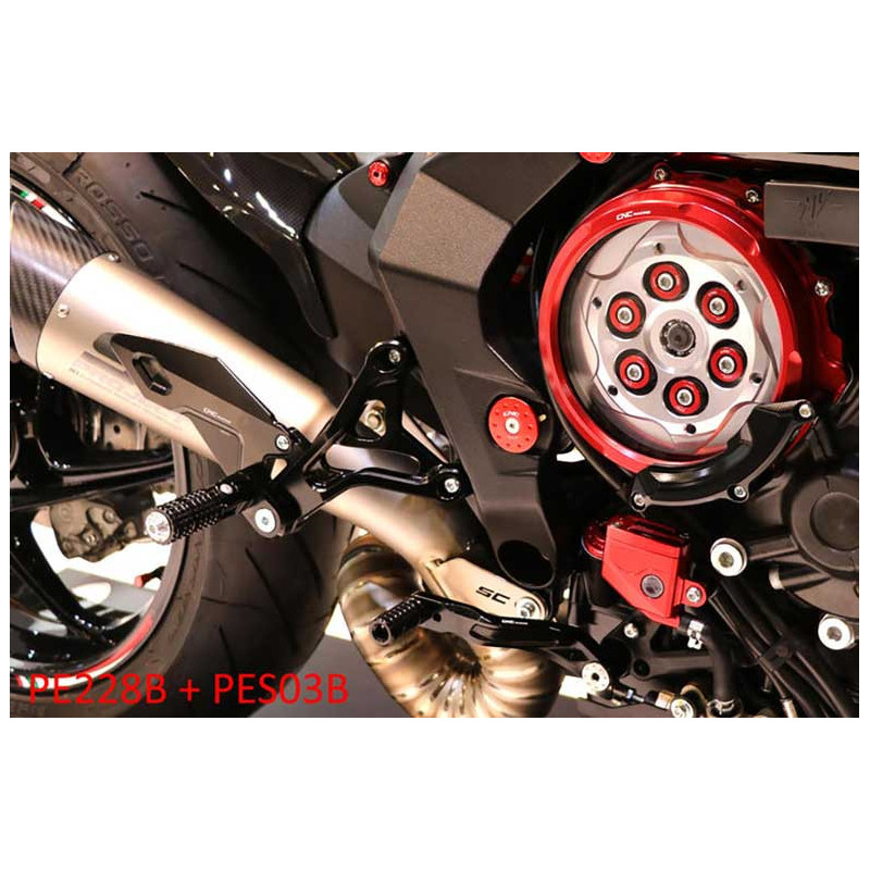 COMMANDES RECULEES REGLABLES MV AGUSTA