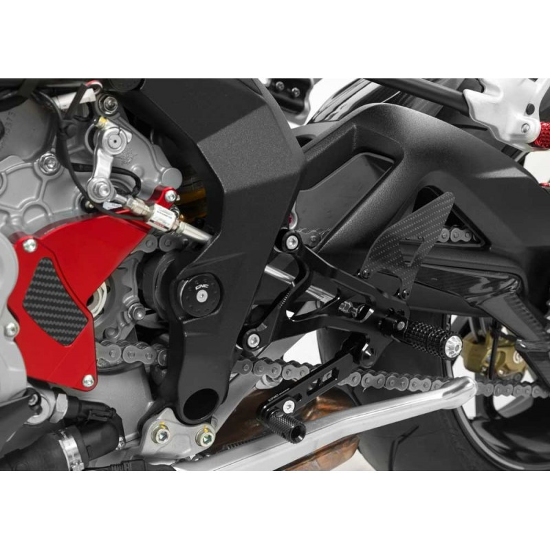 Commandes reculées réglables MV Agusta