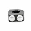 COMMODO BOITIER NOIR 3 BOUTONS POLIS 22MM