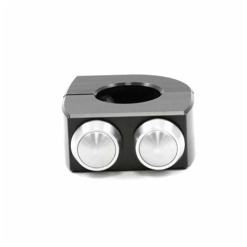 COMMODO BOITIER NOIR 3 BOUTONS POLIS 22MM