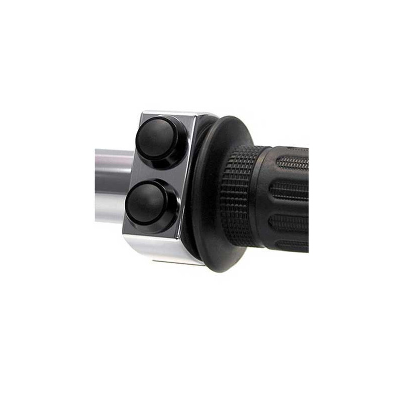 commodo-boitier-poli-3-boutons-noirs-22mm COMMODO BOITIER POLI 3 BOUTONS NOIRS 22MM