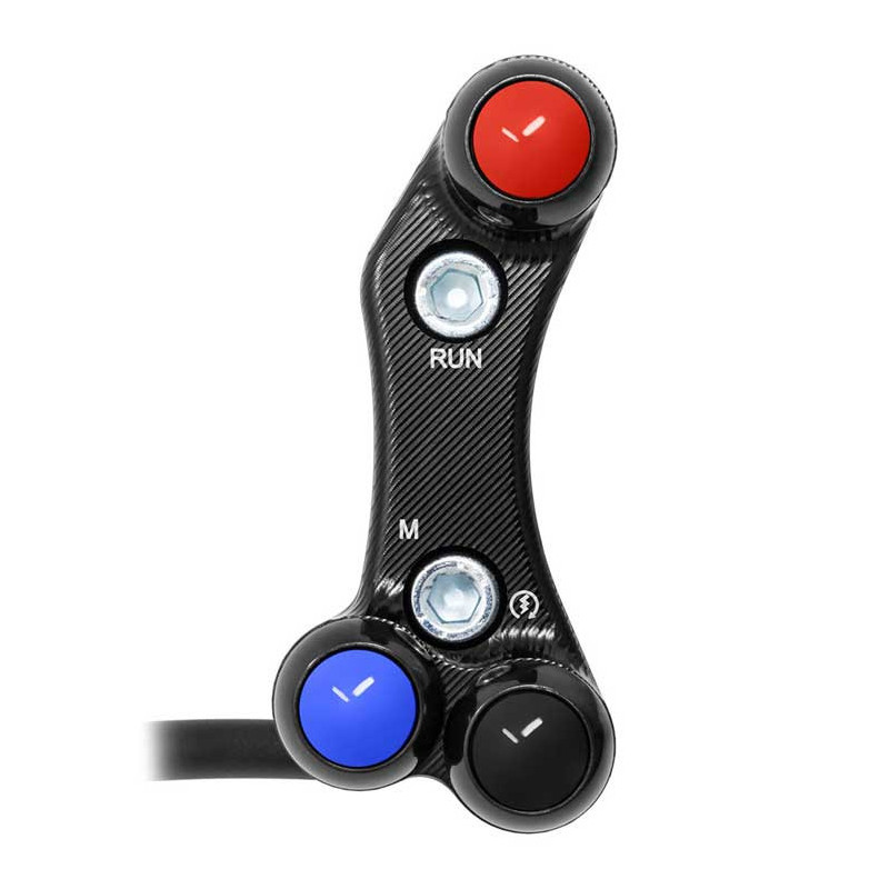 Commodo droit racing Superbike pour BMW M/S 1000 RR (trous alignés)