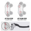 COMMODO DROIT ROUTE JET PRIME TRIUMPH STREET TRIPLE 765 (MAÎTRE-CYLINDRE BREMBO)