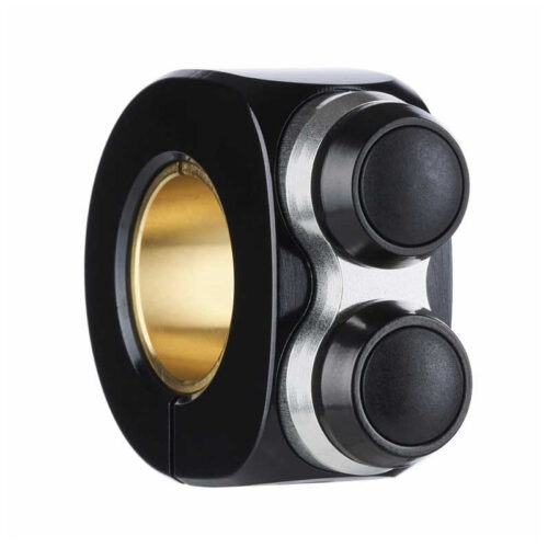 COMMODO MO.SWITCH BASIC DEUX BOUTONS NOIR SILVER
