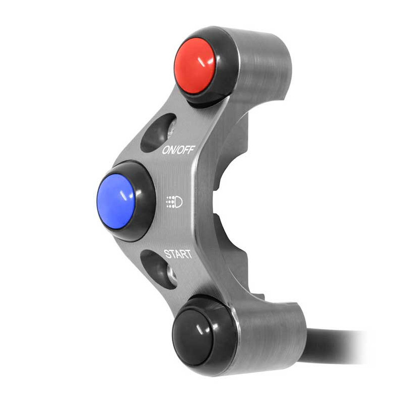 COMMODO RACING DROIT POUR TIRAGE RAPIDE JET PRIME (Ducati) TITANE