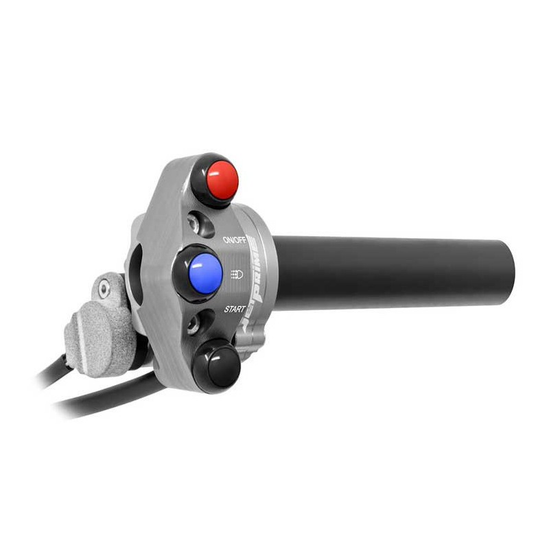 COMMODO RACING DROIT POUR TIRAGE RAPIDE JET PRIME (Ducati) TITANE