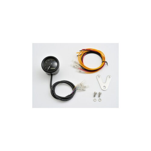 Compte tour moto noir 15 000 TR - MIN Velona 48 MM
