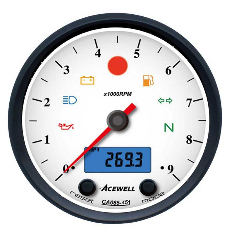 COMPTEUR DE VITESSE AIGUILLE 9000 TR/MIN
