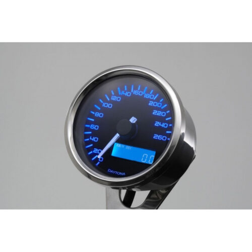 Compteur de vitesse inox 260kmh Velona 60mm