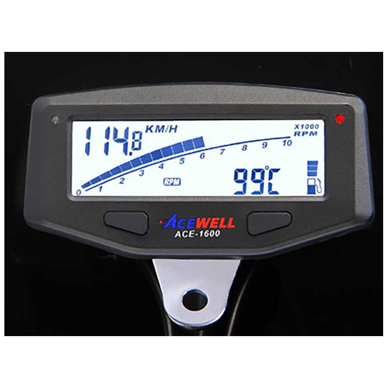 COMPTEUR DE VITESSE/RPM SANS COMMANDE A DISTANCE