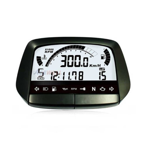 COMPTEUR DE VITESSE/RPM/TEMPS AU TOUR/VITESSE ENGAGEE