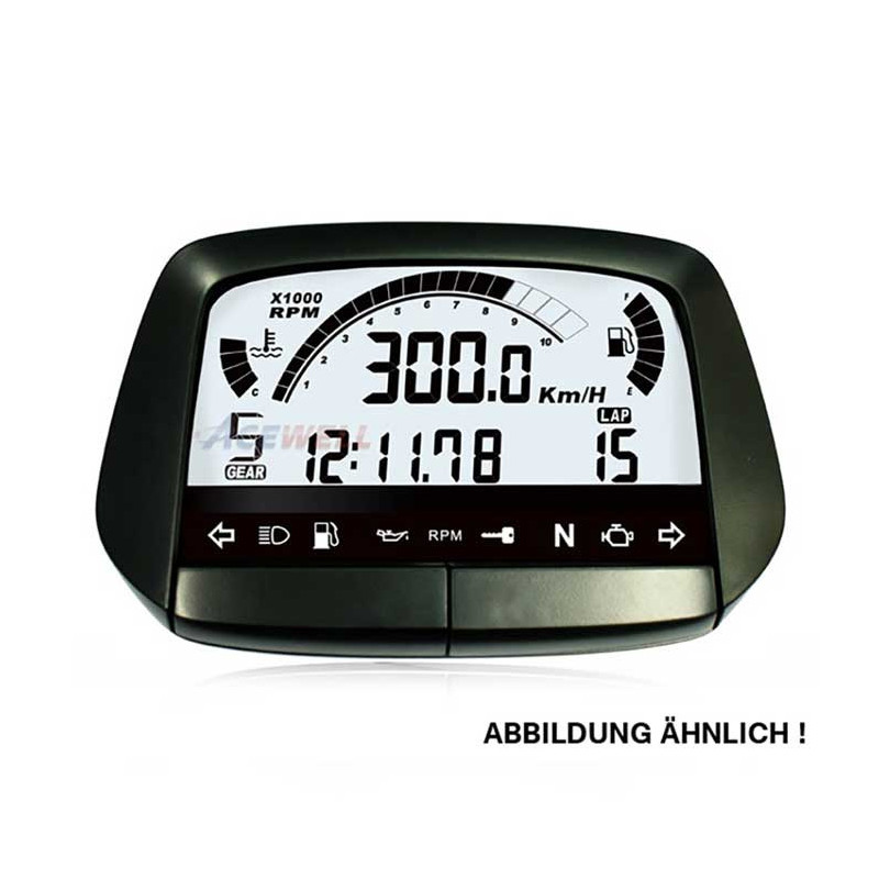 COMPTEUR DE VITESSE/RPM/TEMPS AU TOUR/VITESSE ENGAGEE YFM 660/700