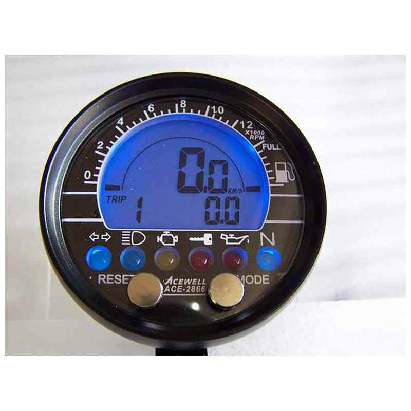COMPTEUR DE VITESSE TACHYMÈTRE ALU