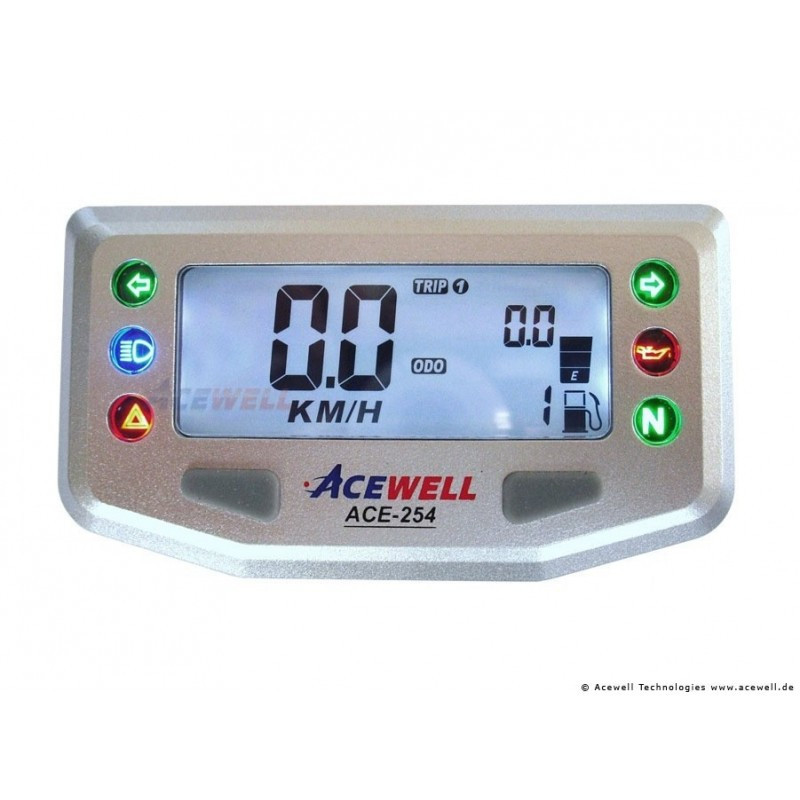 COMPTEUR DIGITAL ACEWELL MODELE 254 SILVER COMPTEUR DIGITAL ACEWELL MODELE 254 SILVER